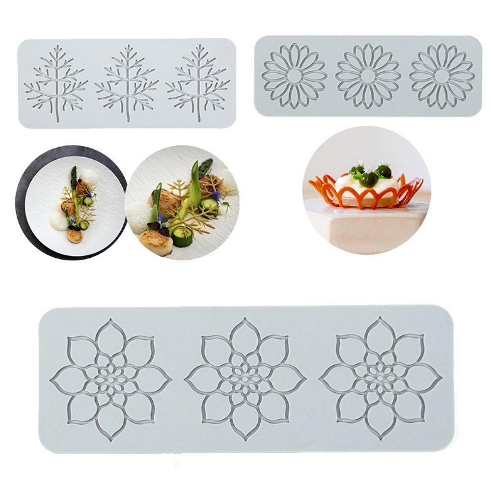 GLENES Khuôn Silicone Làm Bánh Tạo Hình Bông Hoa Độc Đáo Tiện Dụng 2023