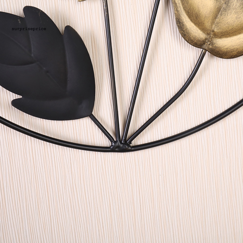 Set 2 Phụ Kiện Lá Treo Tường Bằng Sắt Chống Biến Dạng Trang Trí Nhà Cửa