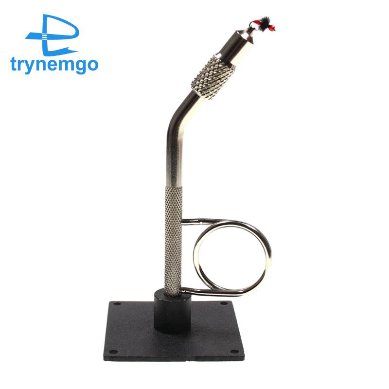 Dụng Cụ Buộc Lưỡi Câu Cá Mini Bằng Kim Loại Kèm Đế Xoay