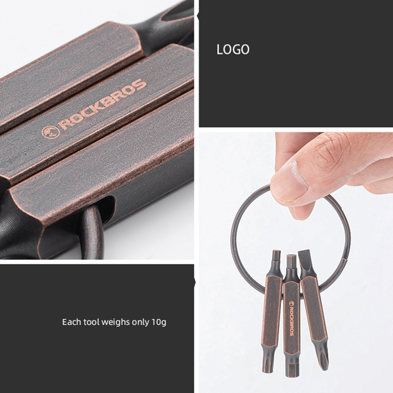 Rockbros Dụng Cụ Sửa Chữa Xe Đạp Bằng Hợp Kim Nhôm Đa Năng