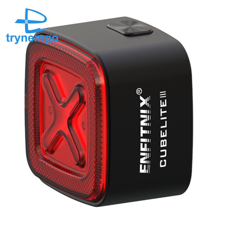 Đèn Led Cảnh Báo Thông Minh Siêu Sáng Gắn Đuôi Xe Đạp Enfitnix Cubeliteii