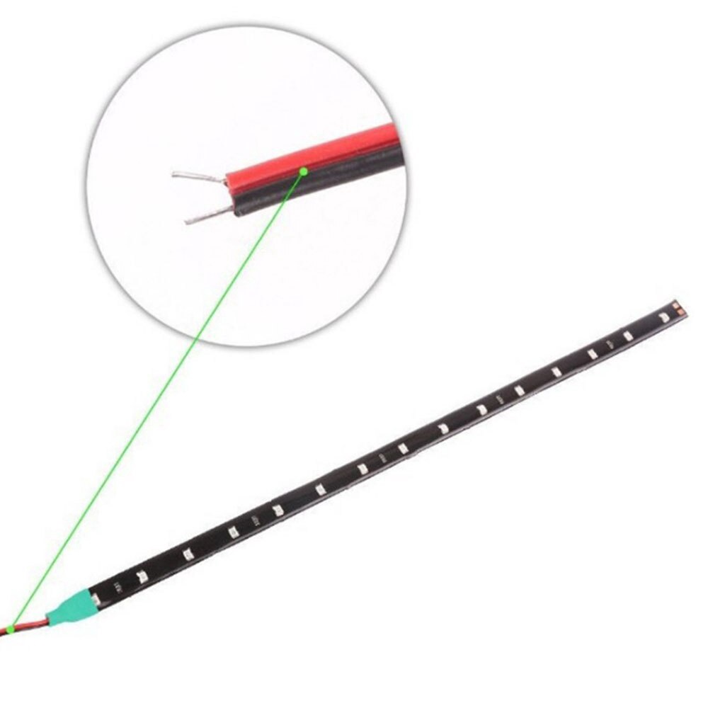 1 Máy Tính Chống Nước Cho Xe Hơi Tự Động Trang Trí Đèn LED Dẻo Dây 12V 30Cm 15SMD Đèn LED Xe Hơi Chạy Ban Ngày ánh Sáng Xe Ô Tô Dây Đèn LED Ánh Sáng