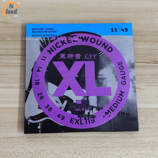 Dây Đàn Guitar Điện Bằng Thép Chống Rỉ Sét Thay Thế Tiện Dụng