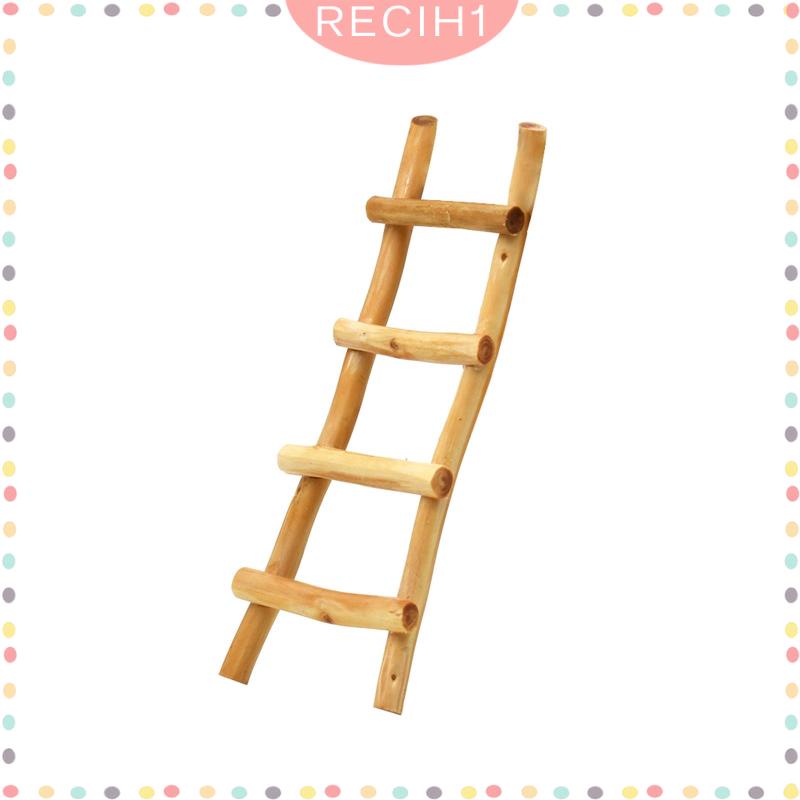 Thang Gỗ Mini Tỉ Lệ 1: 12 Dùng Trang Trí Sân Vườn 1 / 12