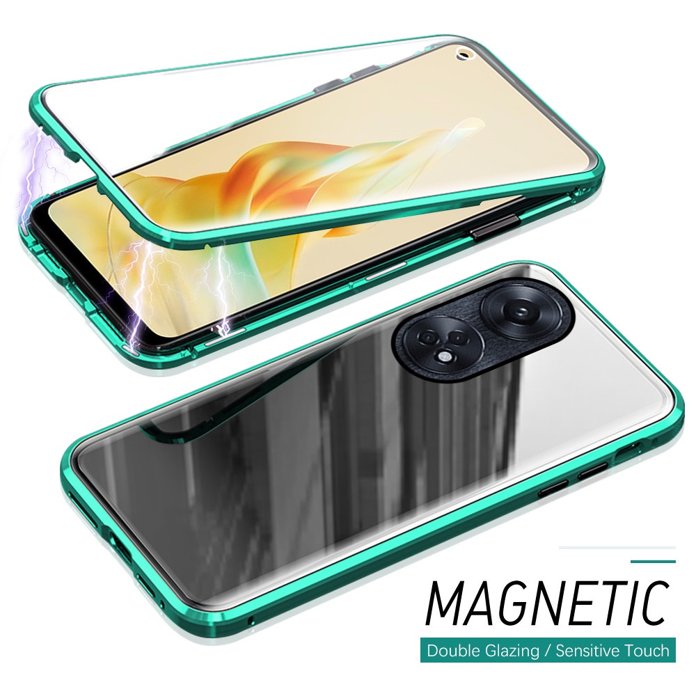 Ốp Lưng Kính Cường Lực Hai Mặt Cho Oppo Reno8 T 4G Reno8T CPH2481 Reno 8T 5G