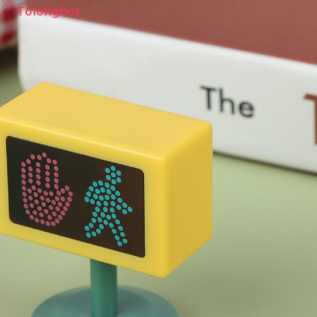 1 Mô Hình Đèn Tín Hiệu Đường Phố Trang Trí Nhà Búp Bê