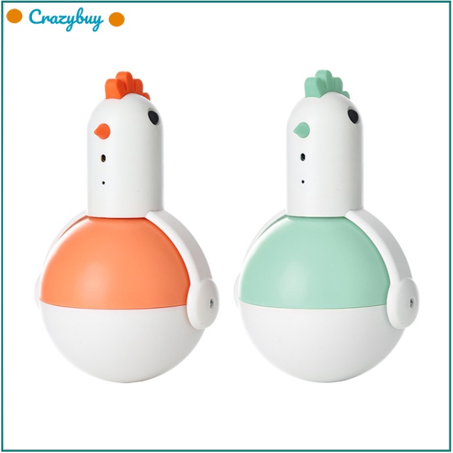 Cr Đồ Chơi Tương Tác Xoay 360 Độ Hình Gà Con Xinh Xắn Cho Mèo Cưng