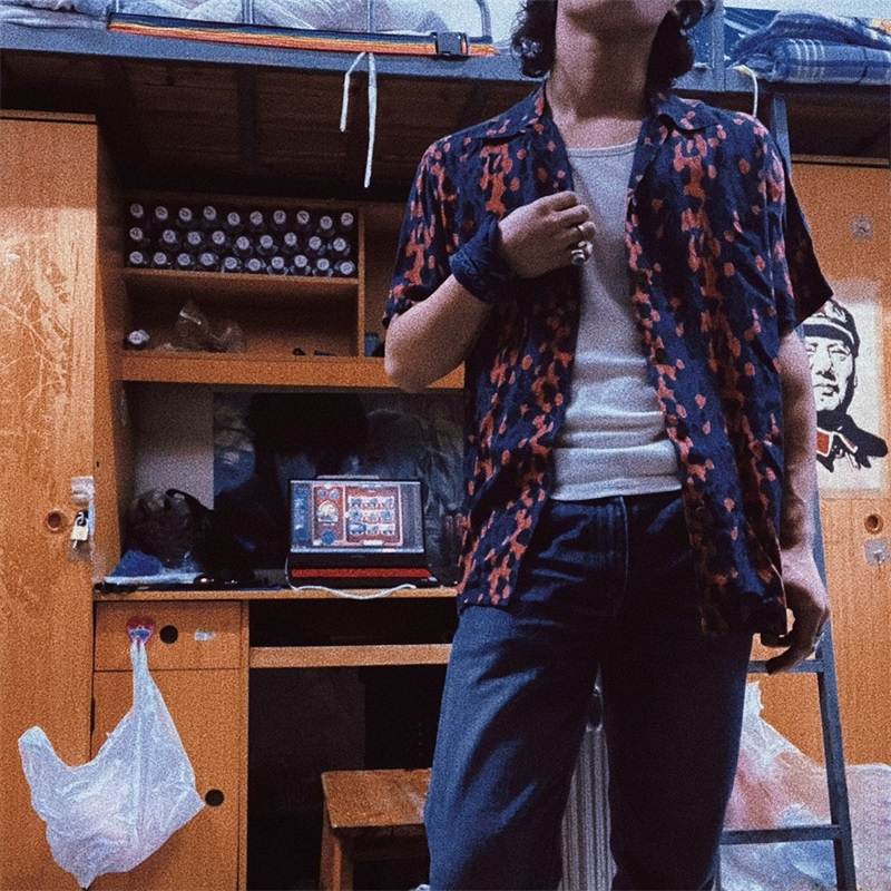 Wa-cko- Áo Sơ Mi Cặp Đôi Takuya Kimura In Họa Tiết Da Báo Nhật Bản Cổ Điển Thời Trang Cho Nam Và Nữ Gkyjgfdfgjh