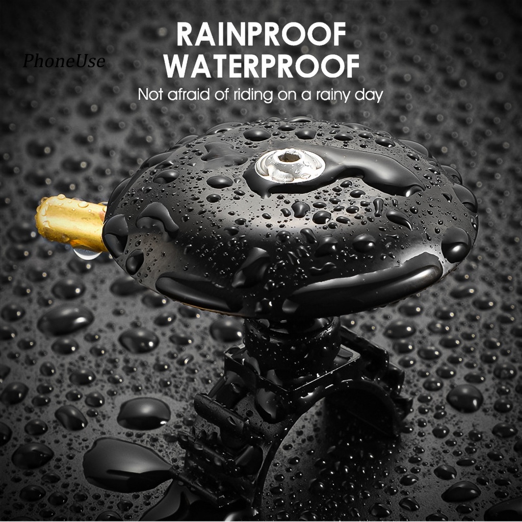 Chuông Xe Đạp Bằng Da PU Trong Suốt Chống Rỉ Sét Tiện Dụng