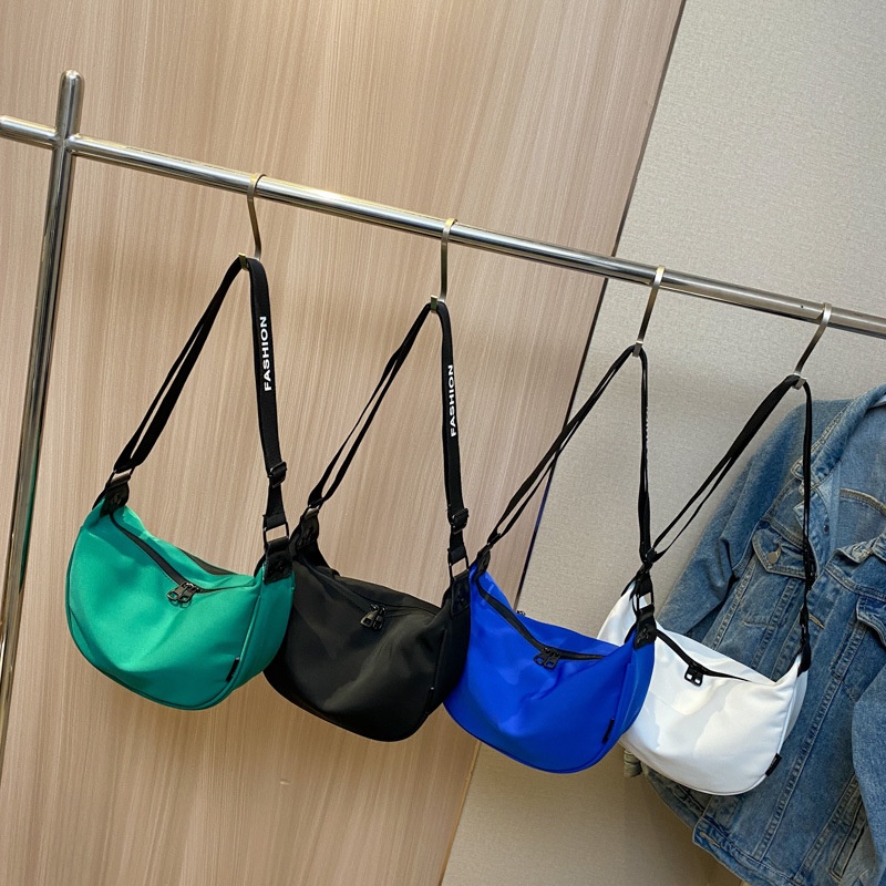 Túi Đeo Chéo &amp; Đeo Vai Hobo Sức Chứa Lớn Bằng Nylon Thời Trang Hàn Quốc Cho Nữ