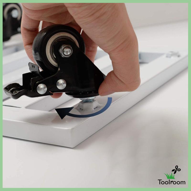 [Toolroom] Đế Lót Chậu Hoa Có Bánh Xe Đẩy Cho Nhà Búp Bê