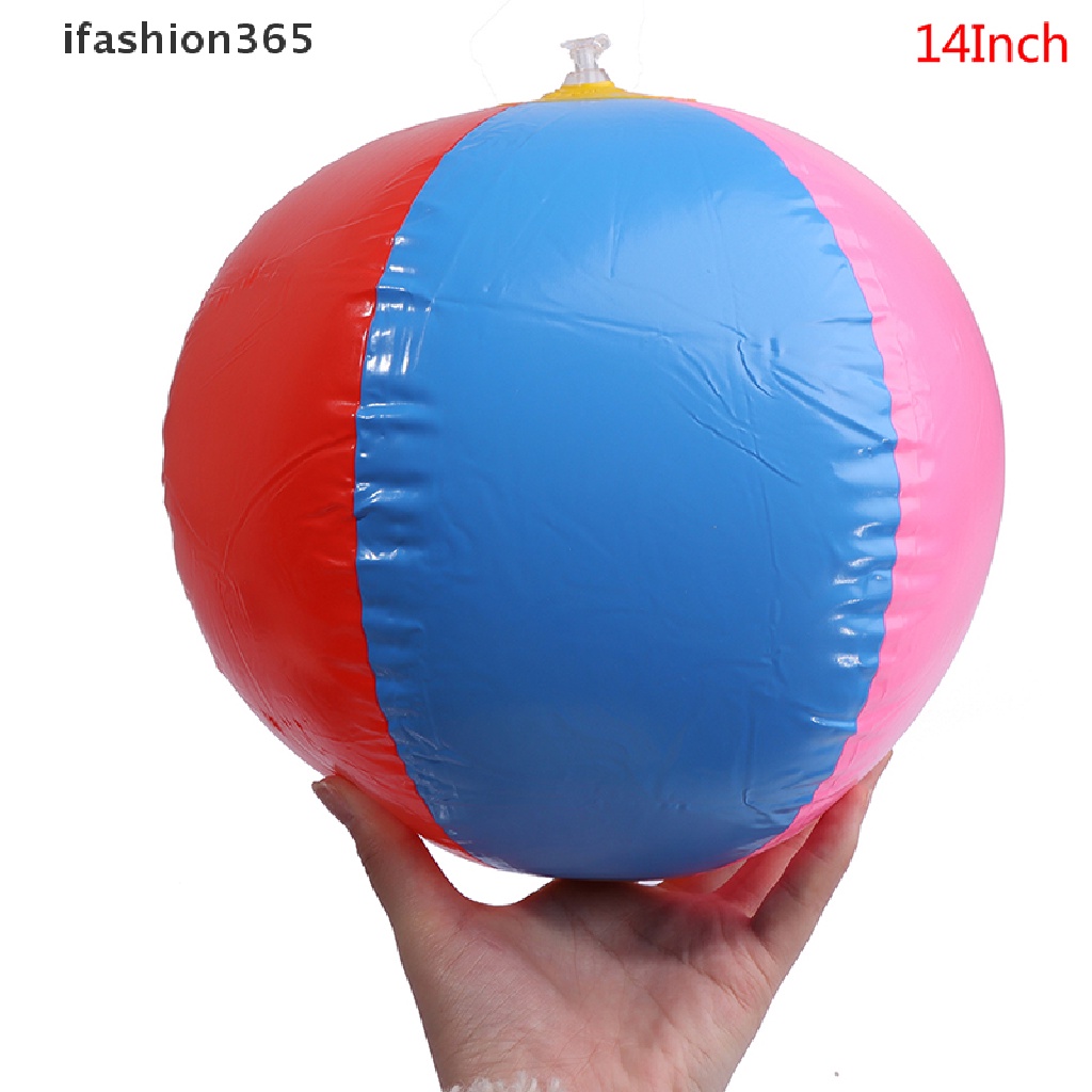 1 Quả Bóng Bơm Hơi Bằng PVC Ifashion ifashion365 Dùng Làm Đồ Chơi Tương Tác Cho Trẻ Em