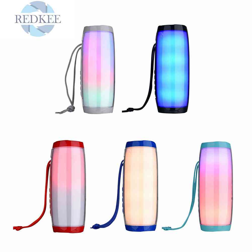 Loa Bluetooth Chống Nước Có Đèn LED Hỗ Trợ Thẻ Nhớ TF