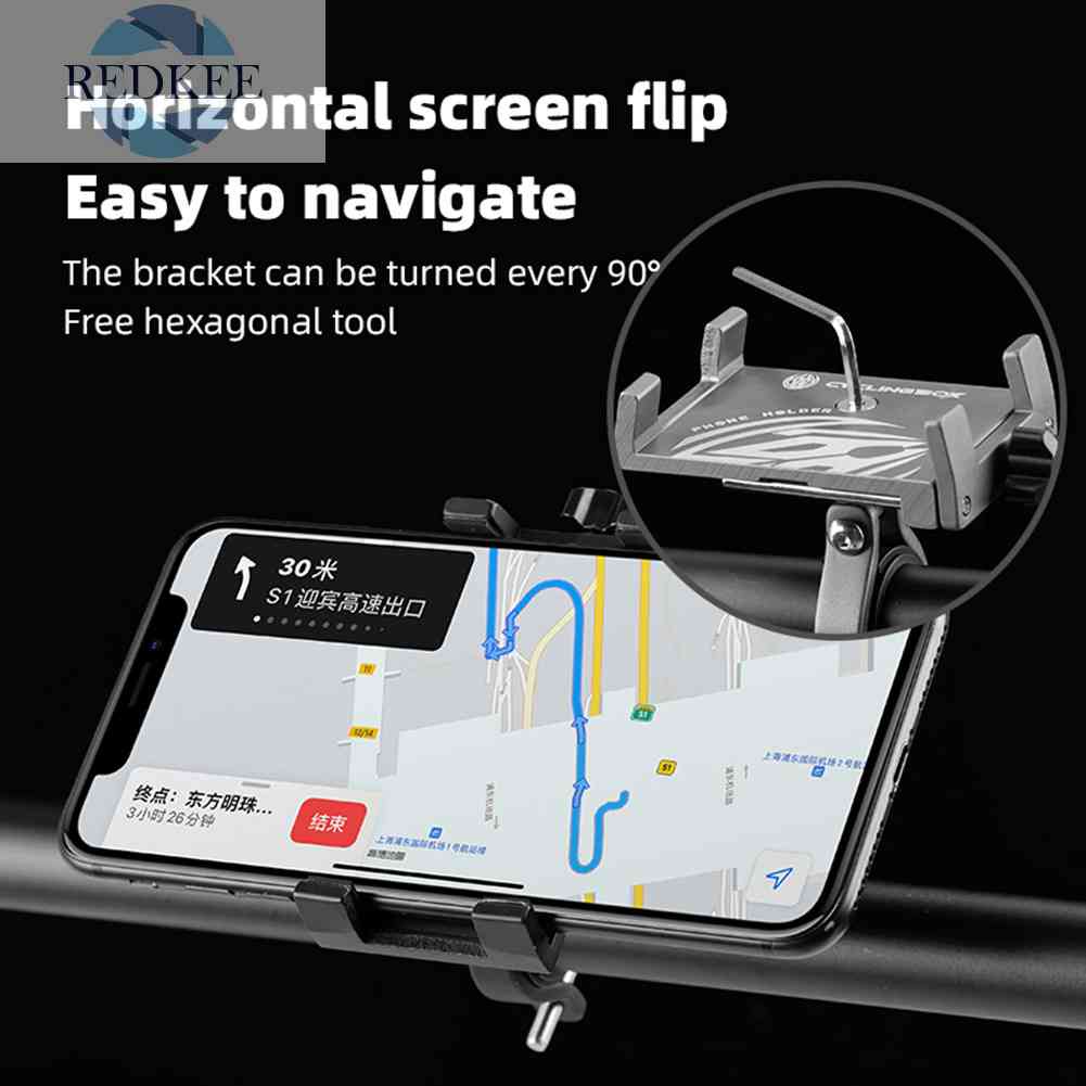 Giá Đỡ Điện Thoại M365 Bằng Nhôm Gắn Tay Lái Xe Đạp MTB