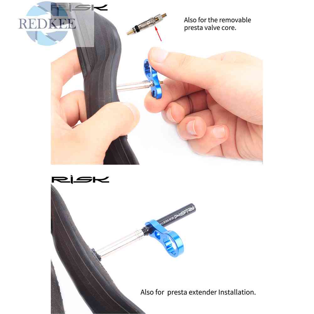 Bộ 2 Ống Nối Dài Van Lốp Xe Đạp 45mm