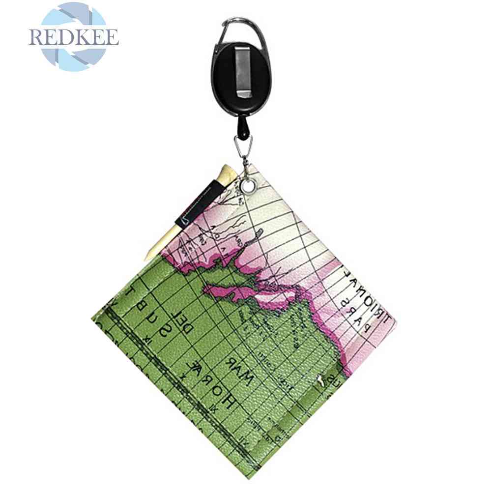 Khăn Lau Chùi Vệ Sinh Bóng Golf Hình Vuông Bằng PU