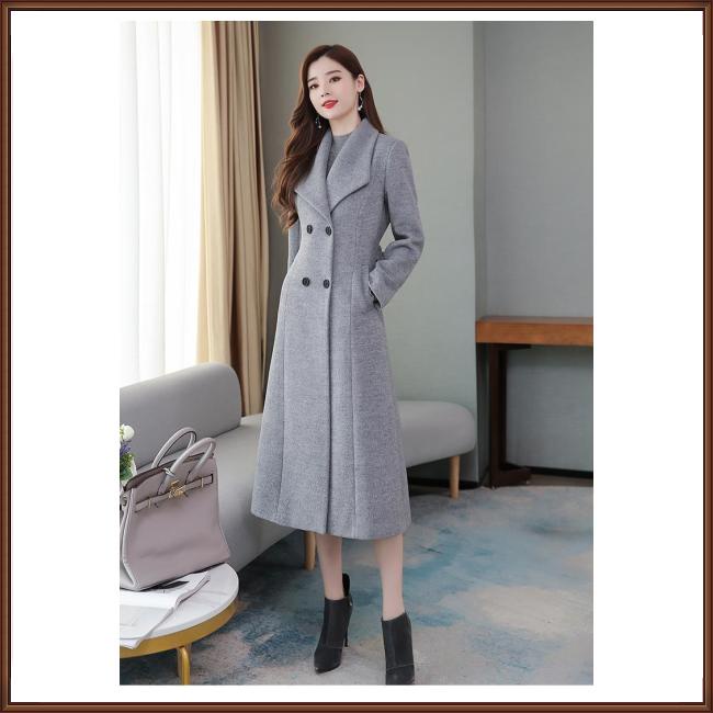 Áo Khoác Dày Dáng Dài Cỡ Lớn Màu Sắc Thời Trang Cho Nữ