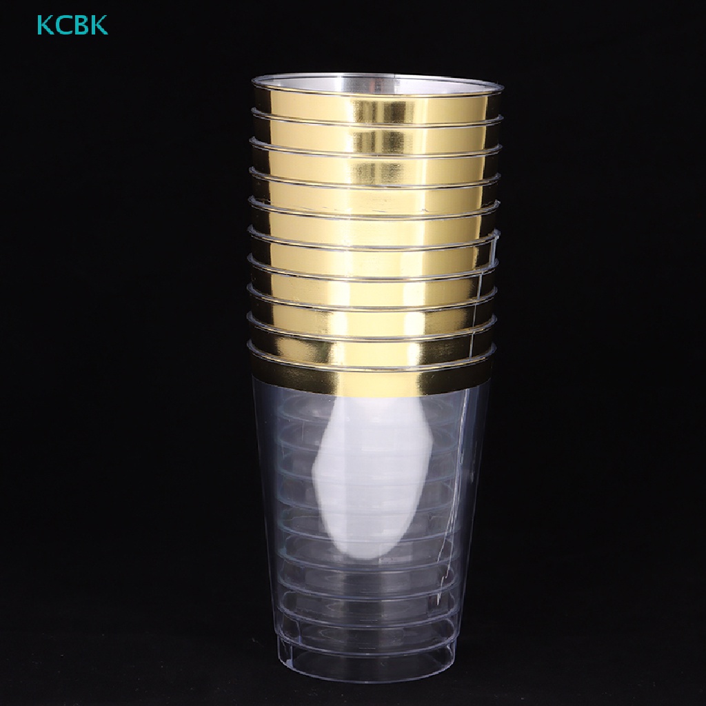 10 Cốc Uống Rượu Bằng Nhựa Cứng 300ml 10 oz