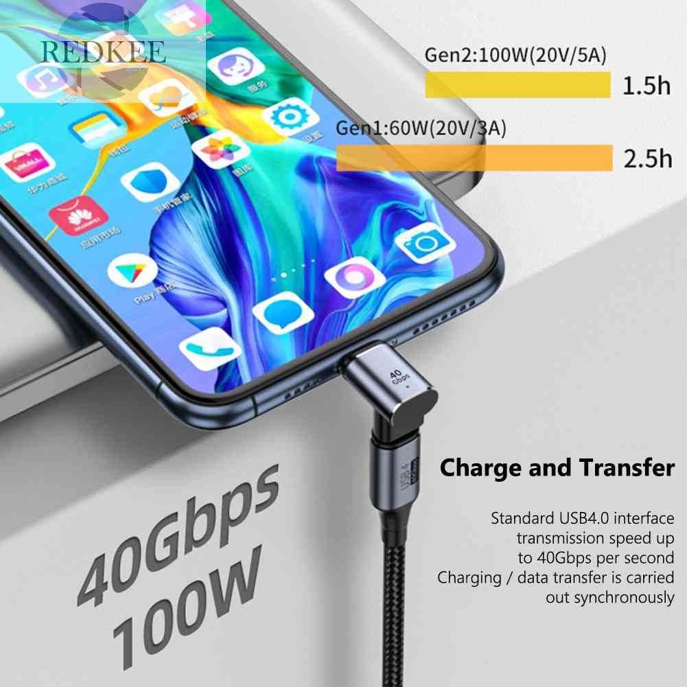 Bộ ChuyểN ĐổI USB4.0 40Gbps 8K 60Hz PD 100W 24Pin Type-C Cho Thunderbolt 4