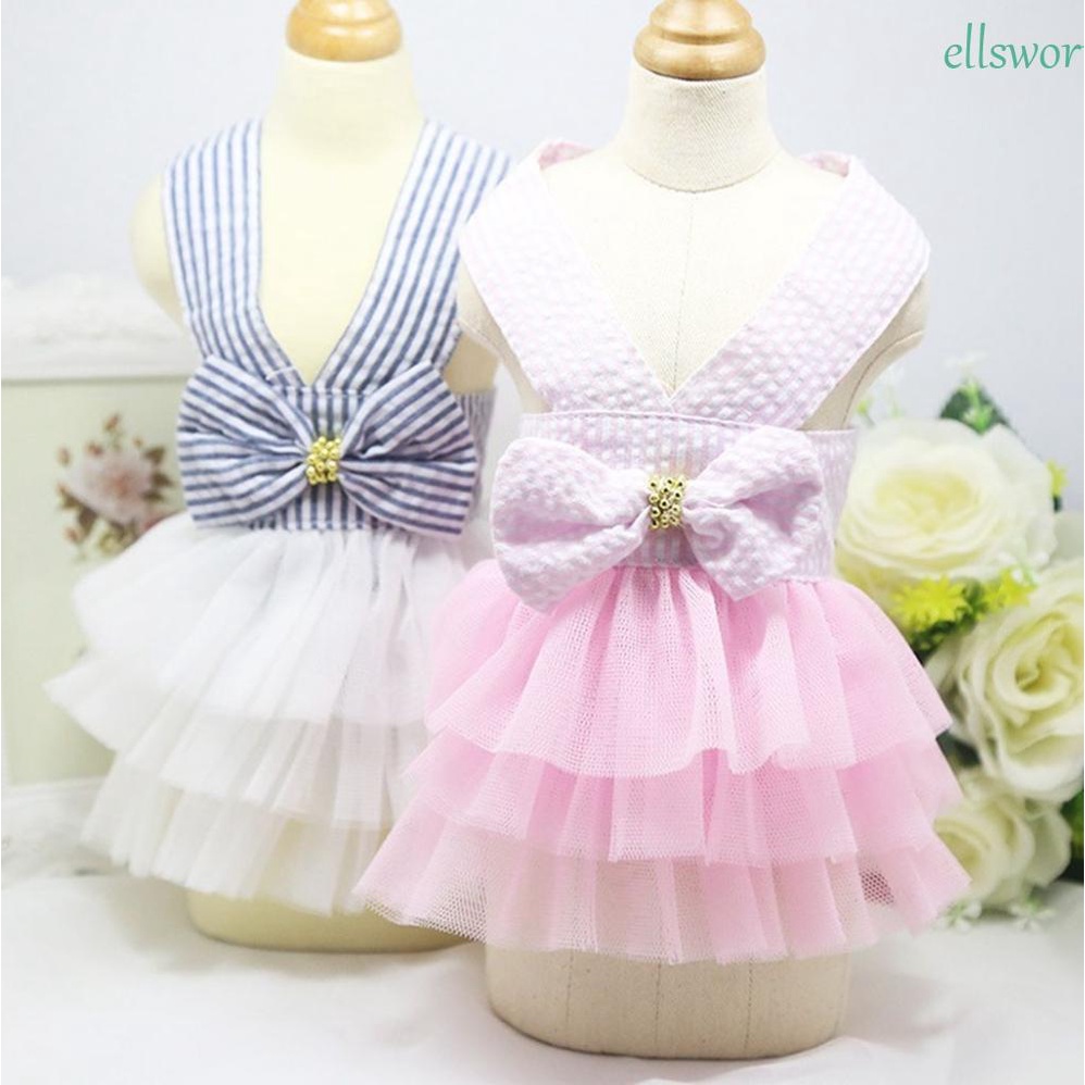 Elsworth Đầm Xuân Thu Nhiều Kích Cỡ Phối Ren Thanh Lịch Cho Thú Cưng Cỡ Nhỏ / Vừa / Nhỏ