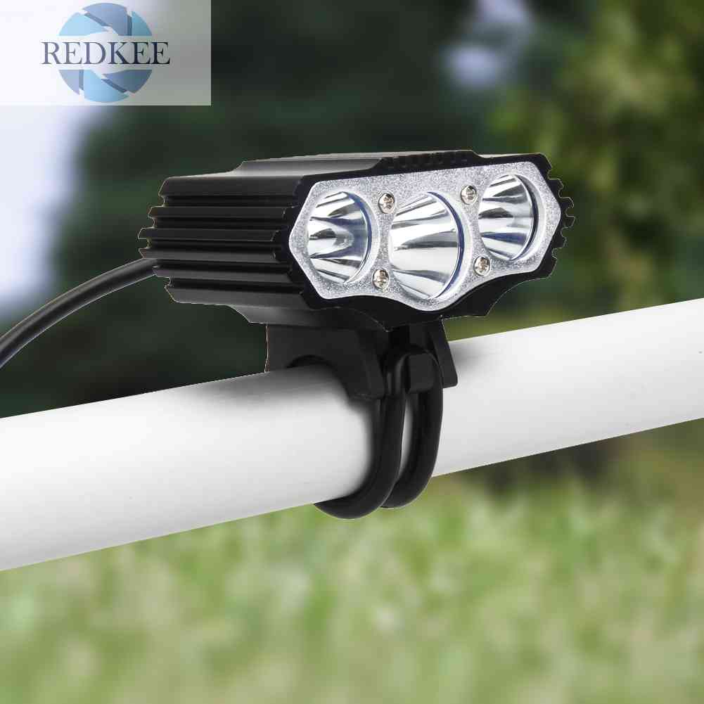 Đèn Pha LED 3 XML 12000Lm 4 Chế Độ Cho Xe Đạp