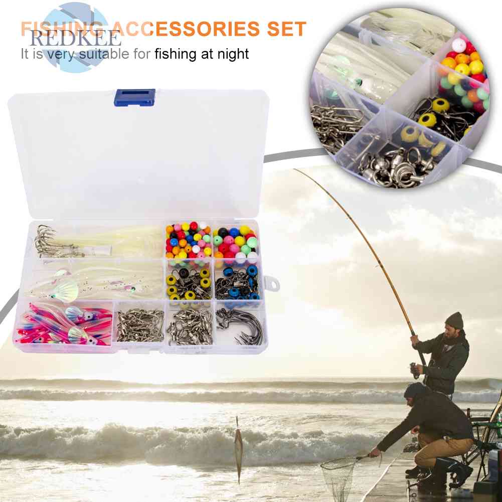 Set 226 Phụ Kiện Câu Cá Mềm Chuyên Dụng