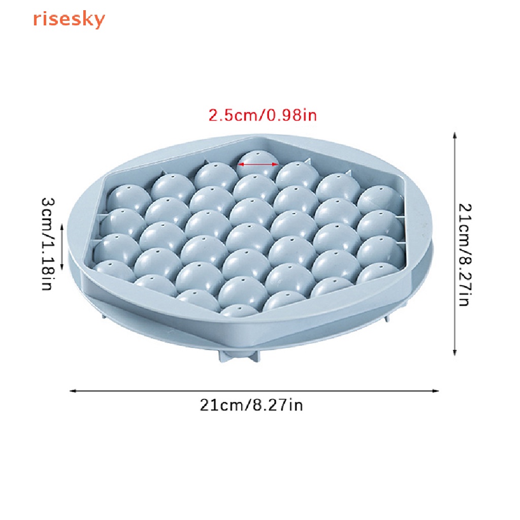 Khuôn Làm Đá Viên Hình Quả Bóng Tròn 3D DIY