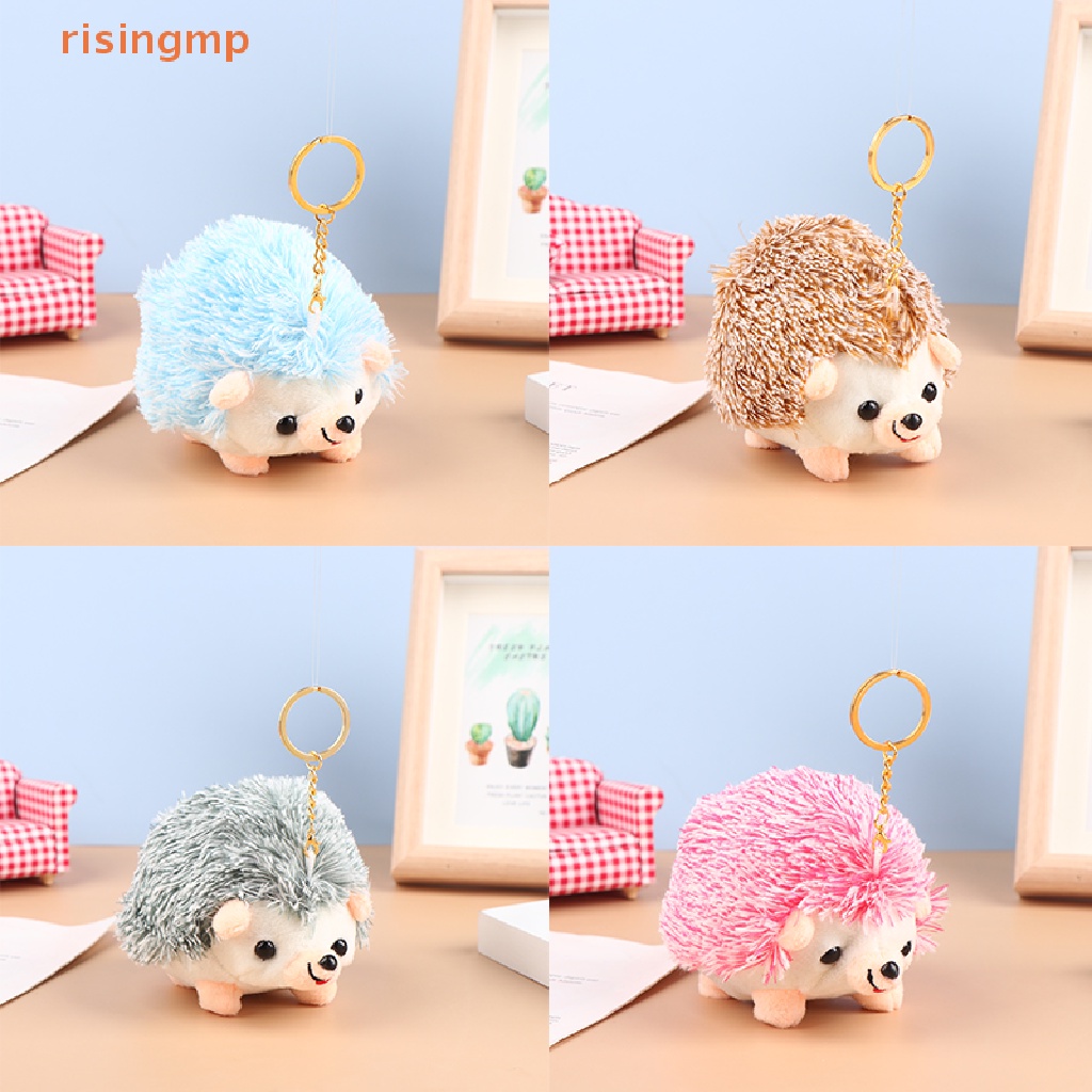 Móc Khóa Hình Nhím Nhồi Bông 12CM Mềm Mại Nhiều Màu Sắc