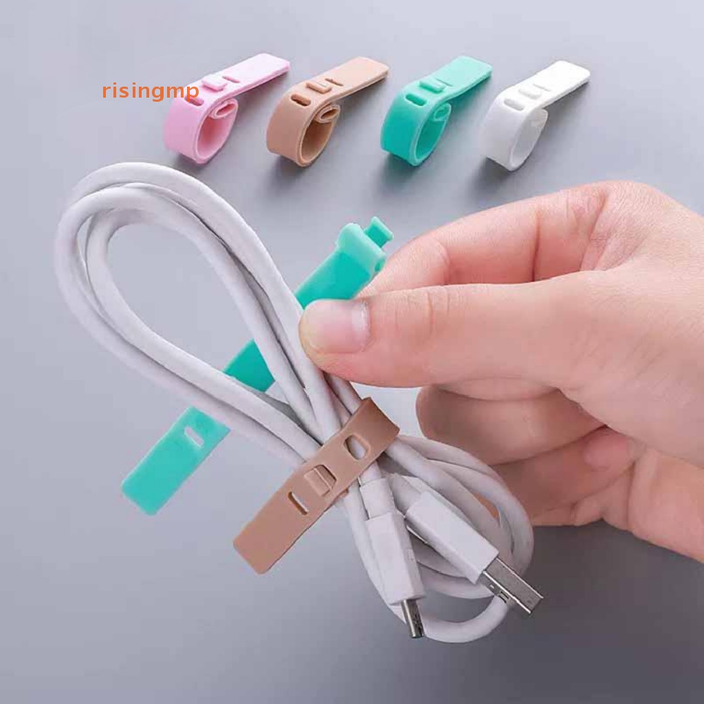 Bộ 5 Phụ Kiện Bảo Vệ Dây Cáp USB Điện Thoại Bằng Silicon