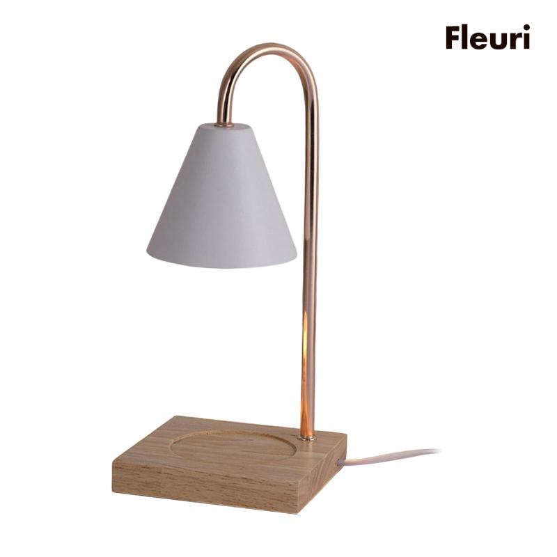 [Fleurir] Đèn Nến Sưởi Ấm Bằng Điện Hẹn Giờ Nấu Tan Chảy Nến Trang Trí Phòng Khách Làm Quà Sinh Nhật