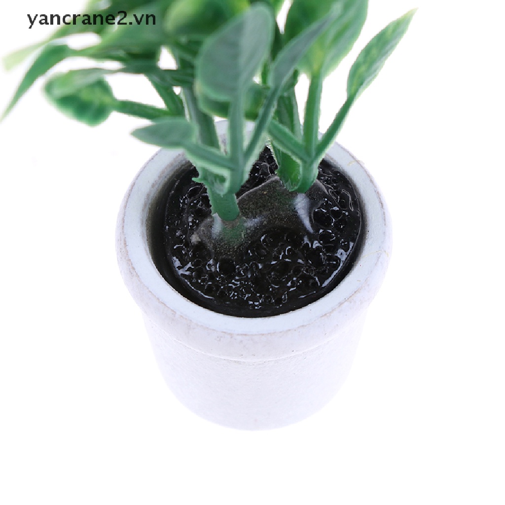 Phụ Kiện Trang Trí Nhà Búp Bê Miniatura Màu Xanh Lá DIY 1: 12 yancrane2.vn