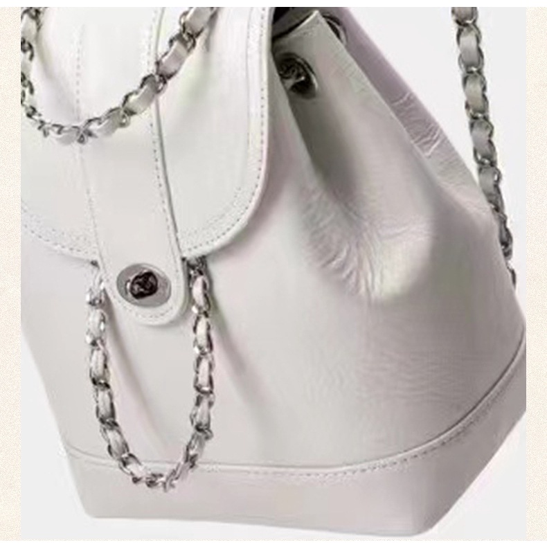 Ba Lô Mini Phối Dây Xích ,Thời Trang Hàn Quốc Phong Cách Thời Trang Mới 2023 Cho Nữ TTF805