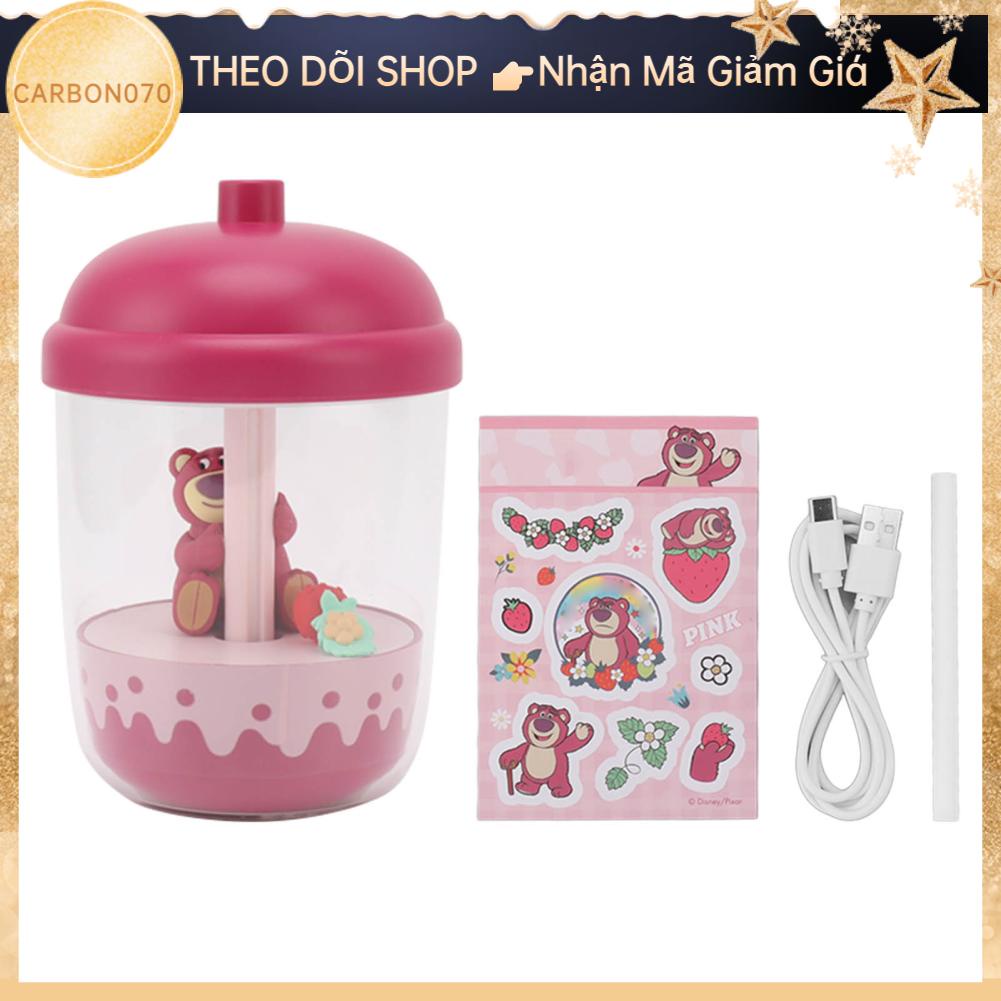 Máy Phun Sương Làm Ẩm Không Khí Siêu Âm Hình Gấu Dễ Thương 300ml