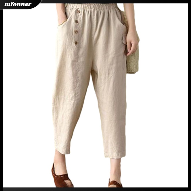 Quần Dài Dáng Rộng Mỏng Màu Sắc Đơn Giản Thời Trang Cho Nữ