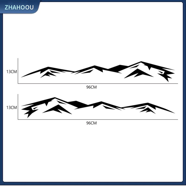 ☃Nhà Cửa☃ Sticker D-1888 Dán Trang Trí Xe Hơi Hình Đồ Họa Núi Rừng