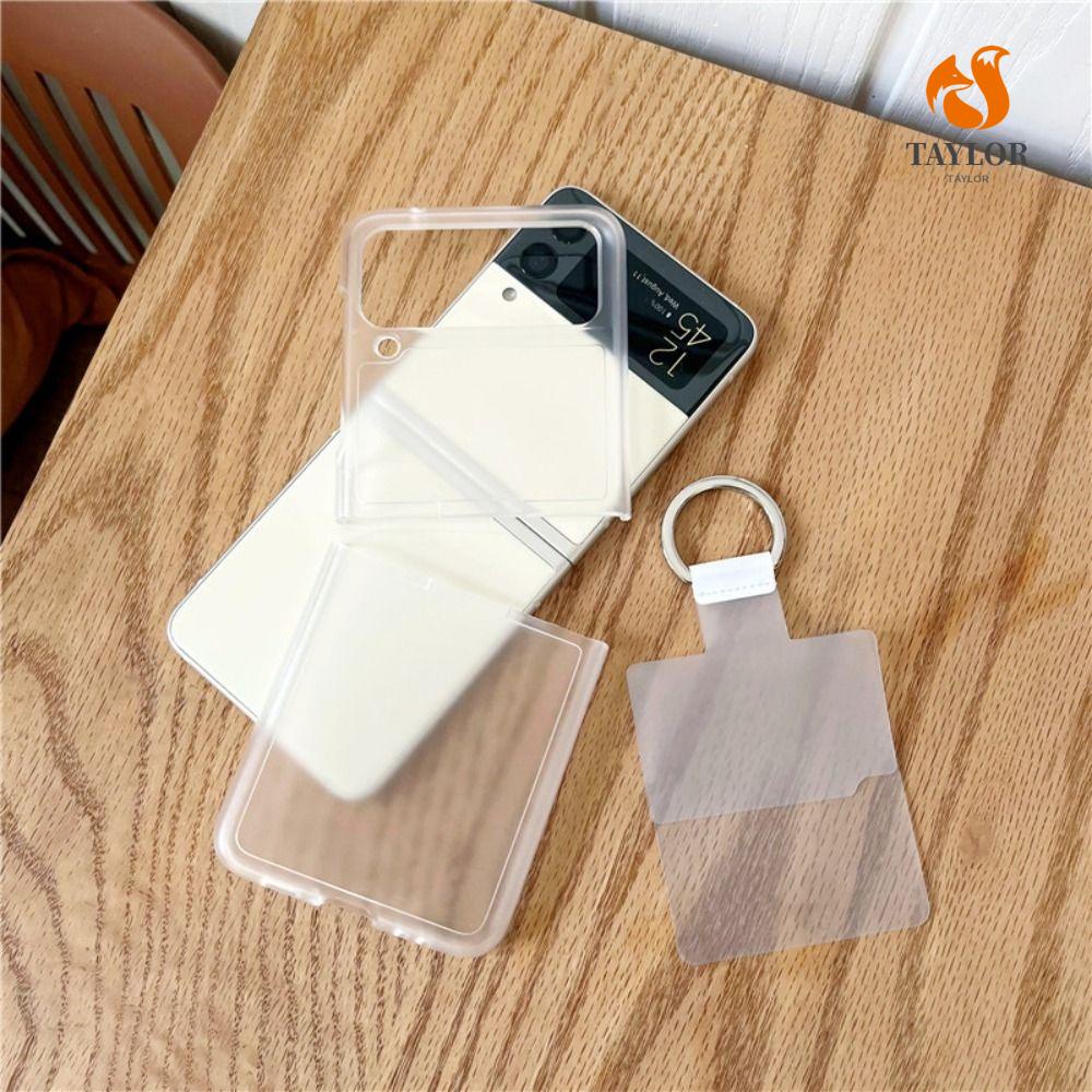 Ốp Điện Thoại Nhựa PC Cứng Chống Sốc Chống Rơi Có Nhẫn Đỡ Cho Samsung ZFlip4 1PC TAYLOR1