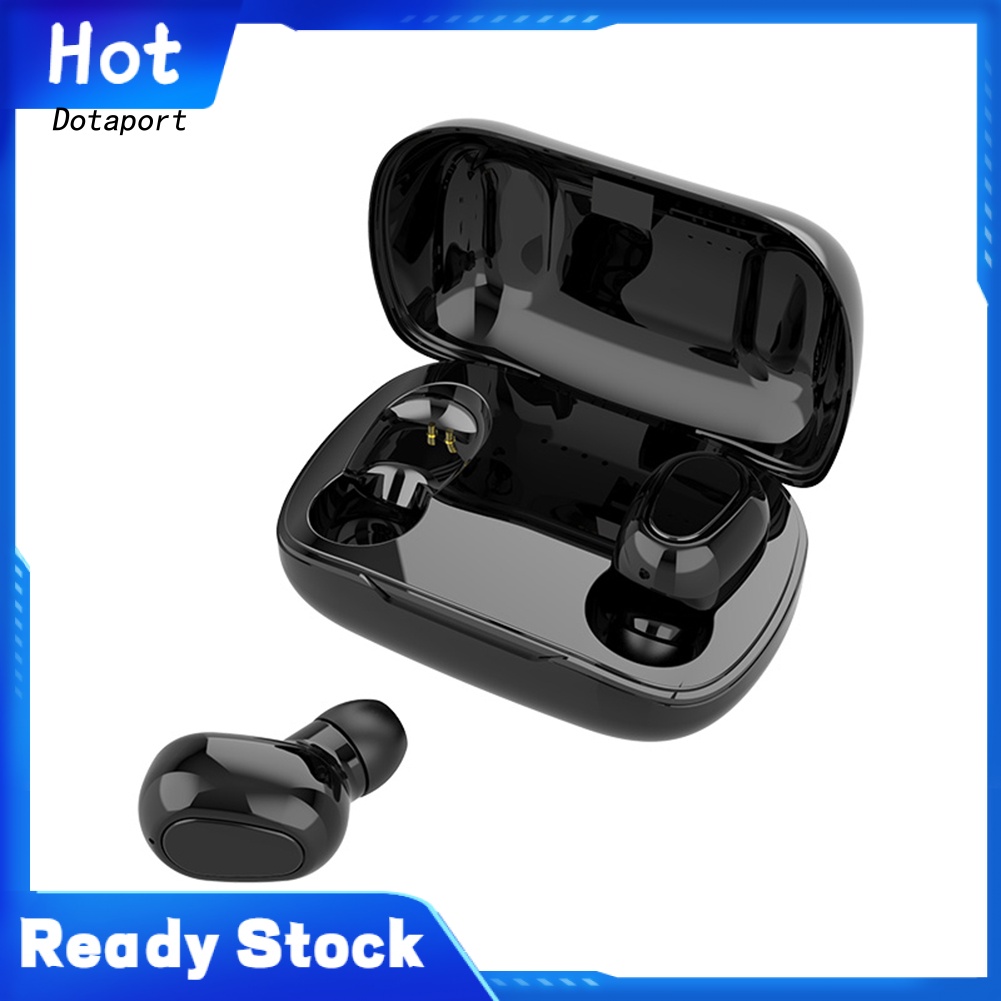 Tai Nghe Bluetooth 5.0 Chống Mồ Hôi KDDT- TWS Kèm Hộp Sạc