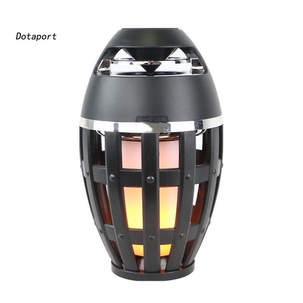 Loa Bluetooth Không Dây KDDT Có Đèn LED Hình Ngọn Lửa