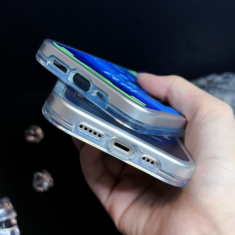 Ốp Điện Thoại TPU Silicon Mềm Mạ Điện 2 Trong 1 Chống Rơi Thời Trang Cho iphone 14 13 12 11 Pro Max