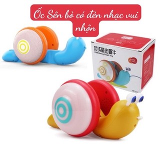 Đồ chơi ốc sên có dây kéo có nhạc và có đèn cho bé yêu