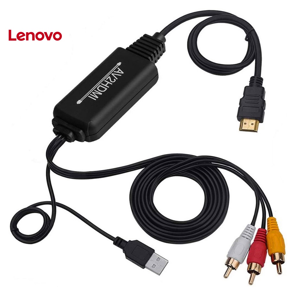 Bộ Chuyển Đổi Âm Thanh / Hình Hoa Hướng Dương ABS 3 RCA Sang HDMI 1080P