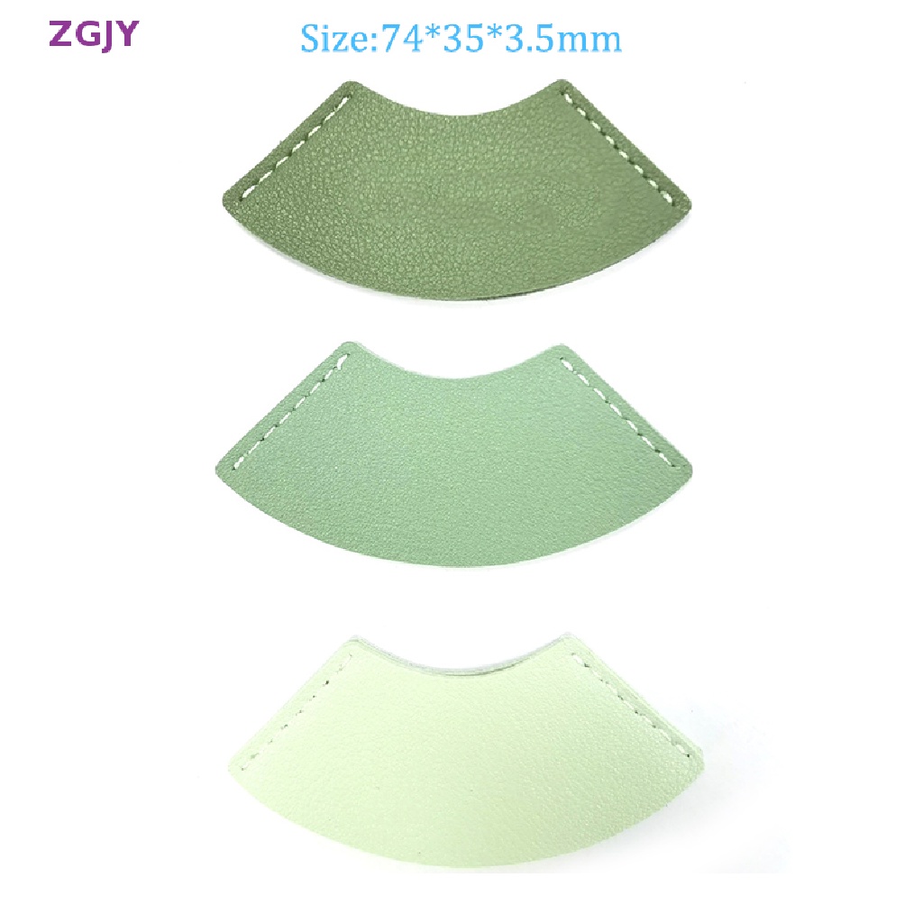 Thẻ Đánh Dấu Trang Sách Bằng Da Hình Quạt Phong Cách Vintage Mới