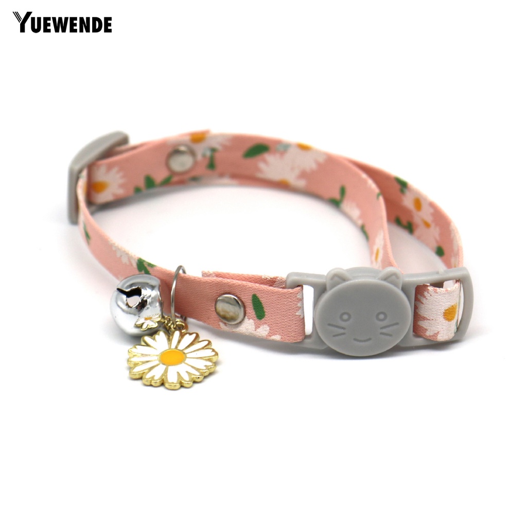 Vòng Cổ Gắn Chuông Và Hoa Dễ Thương Cho Thú Cưng
