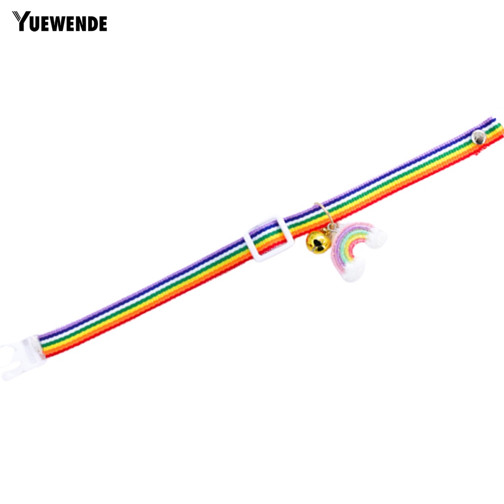 Ye.b Vòng Cổ Bằng Vải In Hình Chuông Mặc Hàng Ngày Cho Thú Cưng