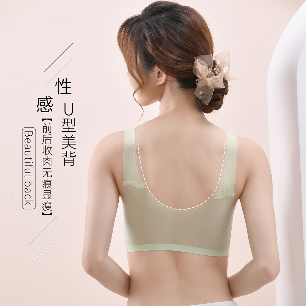 Áo Ngực Không Gọng Không Đường May Thiết Kế Tai Thỏ Xinh Xắn