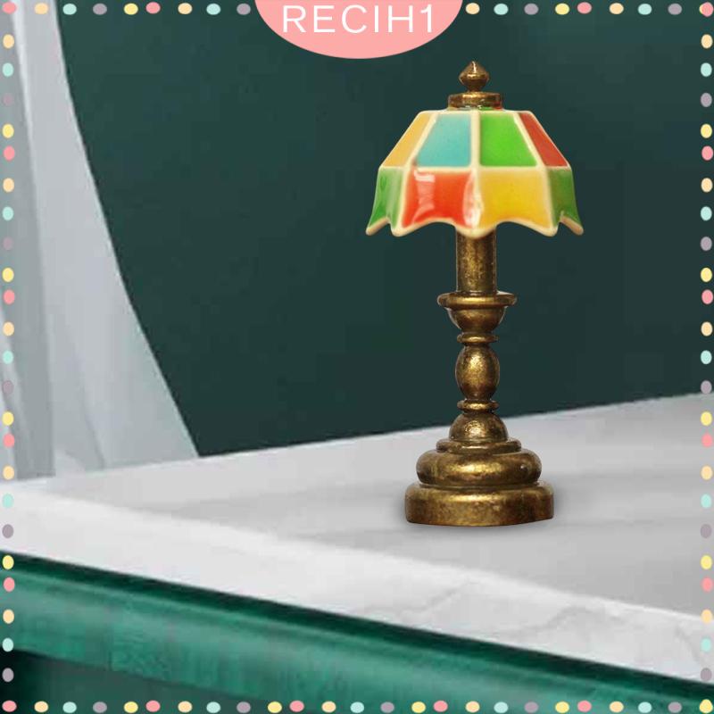 Đèn Bàn Mini Tỉ Lệ 1: 12 Dùng Trang Trí Nhà Búp Bê