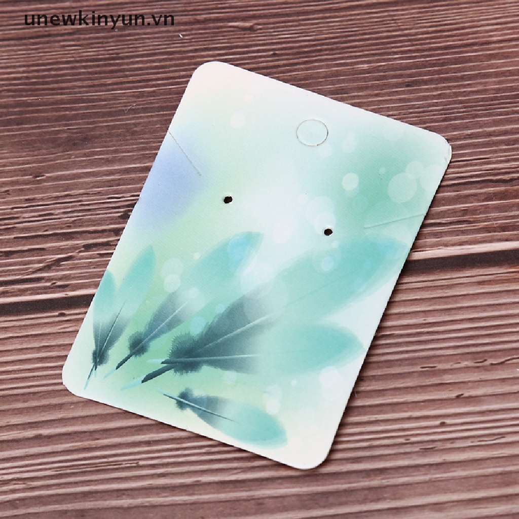 Set 100 Tấm Giấy Trưng Bày Vòng cổ / Bông Tai DIY