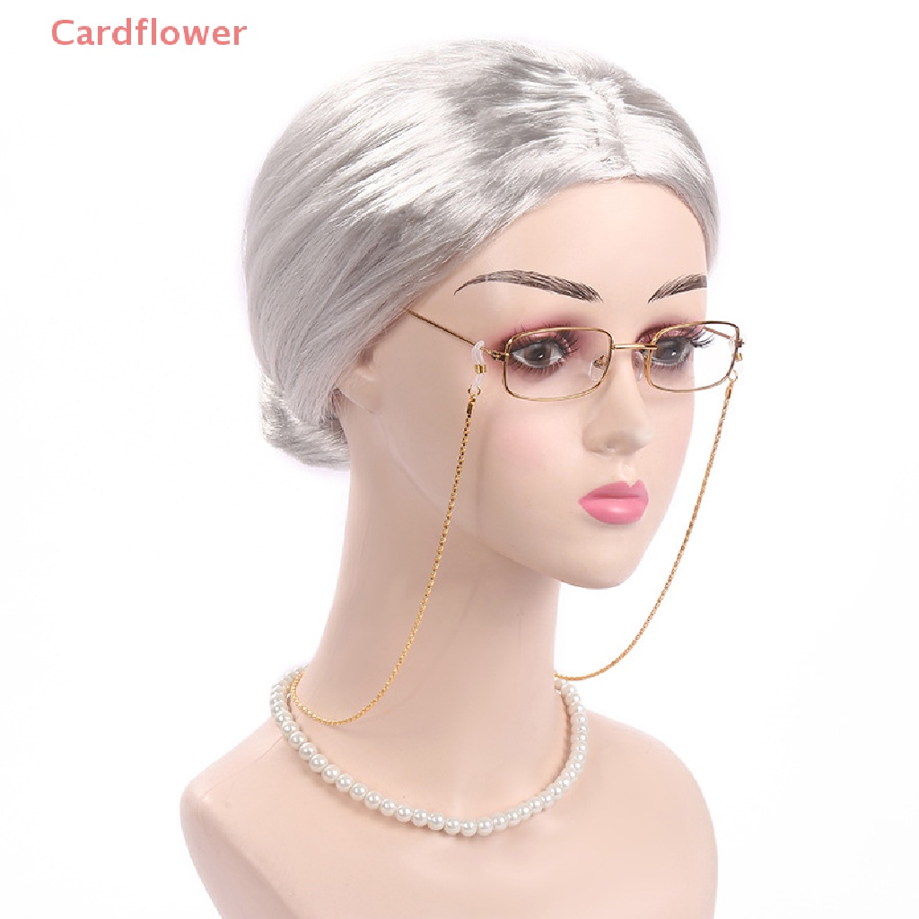 Bộ 8 Phụ Kiện Tóc Giả Xoăn Đính Ngọc Trai Hóa Trang Cho Nữ