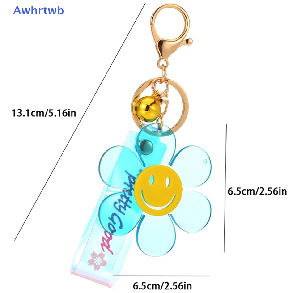 Móc Chìa Khóa Bằng Acrylic Hình Hoa Hướng Dương Sáng Tạo Cho Nữ Mới