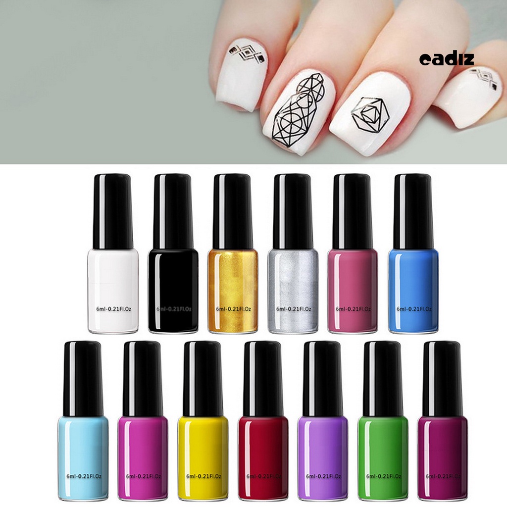 Sơn Móng Tay 6ml Khô Nhanh Không Gây Kích Ứng Chất Lượng Cao DIY